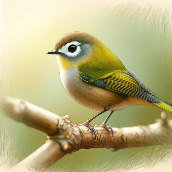 oiseau lunettes
